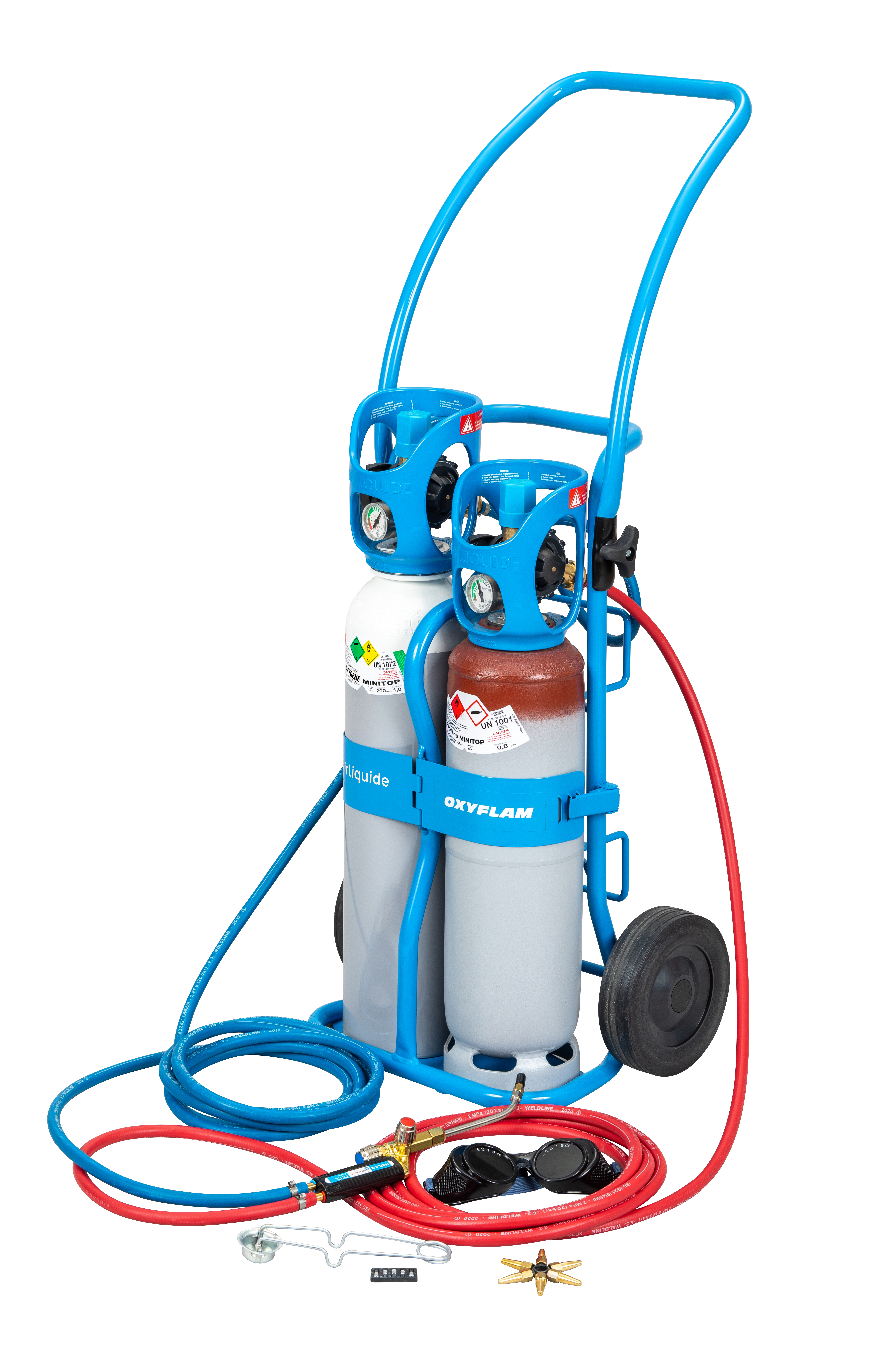Oxy-Acétylènique poste équipé MINITOP 5L