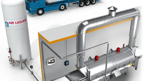 Schéma installation CRYO Tunnel EZ1