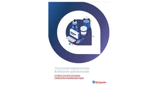 eBook - industrie pharmaceutique - couverture blanc - Air Liquide