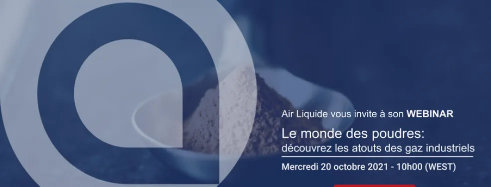 WEBINAR: Le monde des poudres